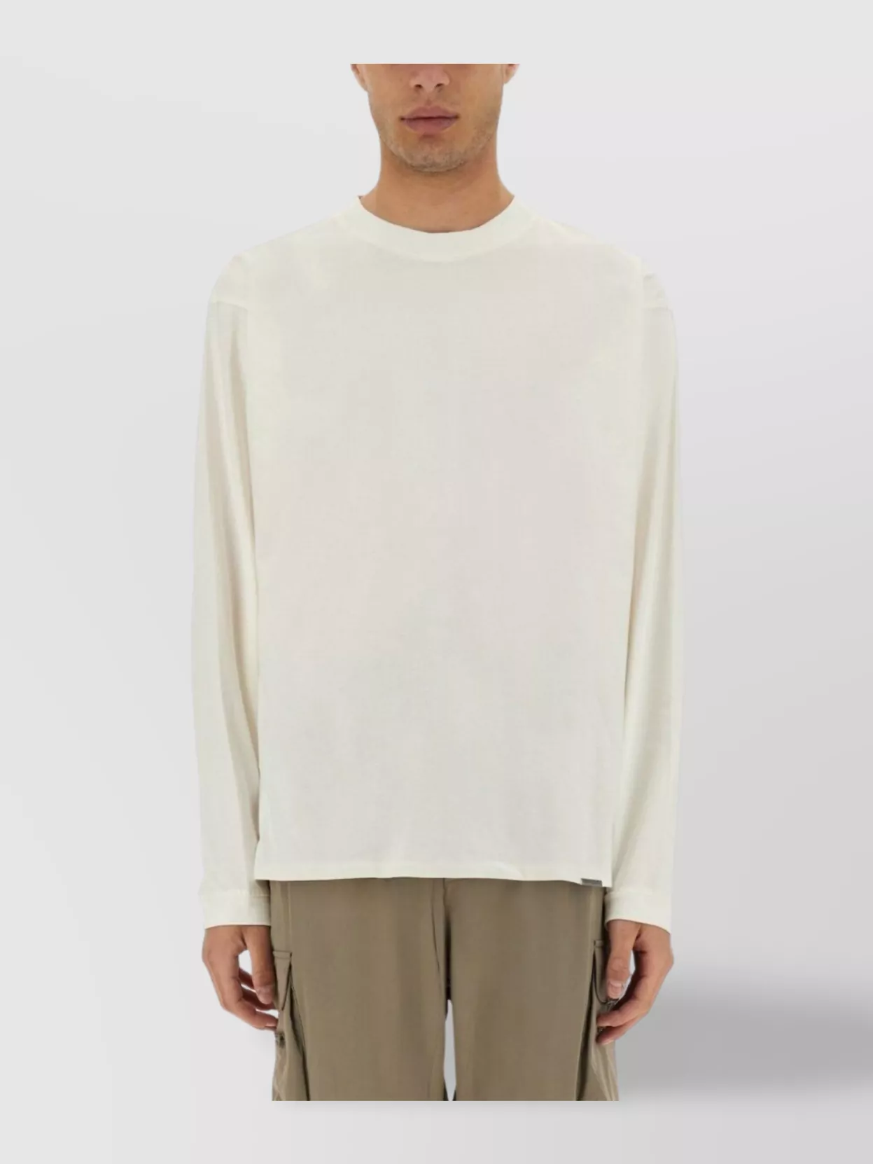 Represent "Initial" Crew Neck Long Sleeve T-Shirt
