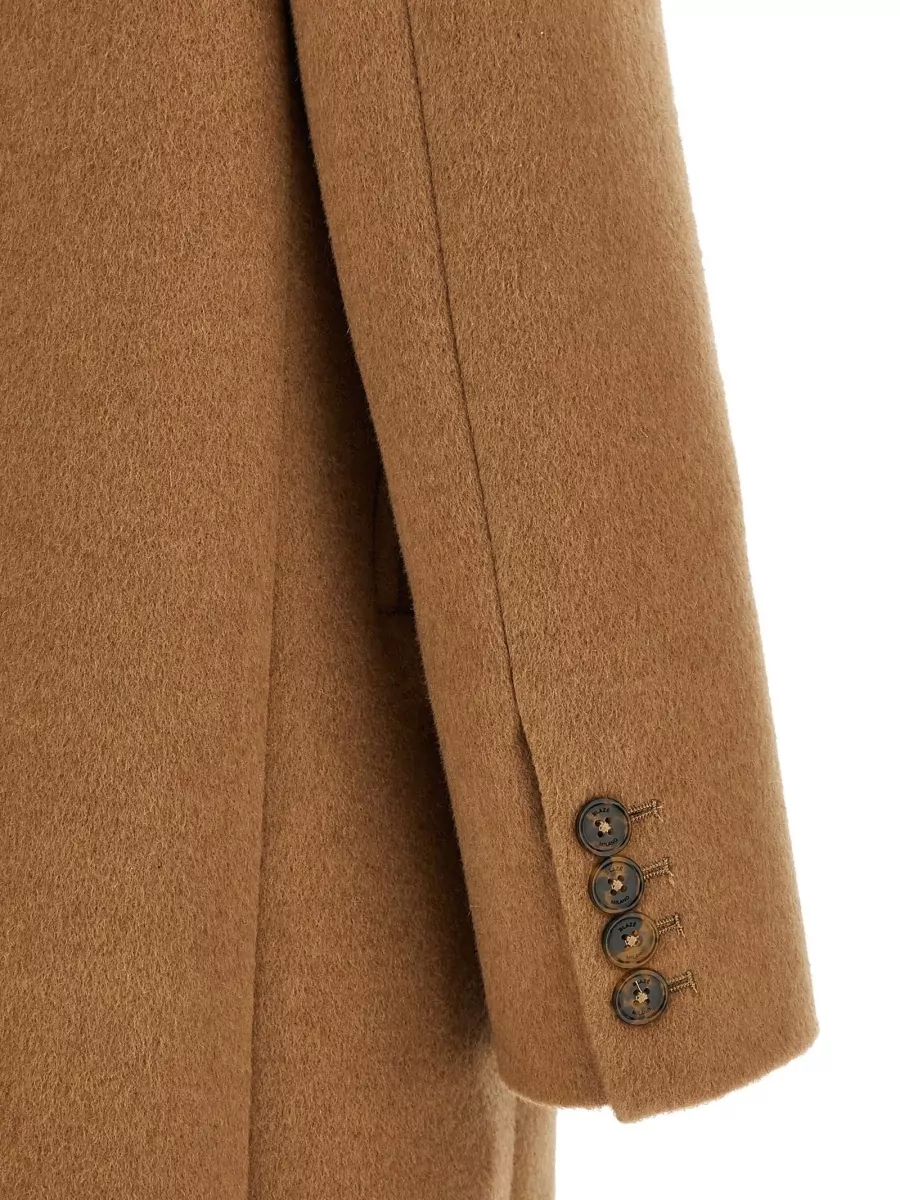 Blazé Milano Camel Hair Double-Breasted Coat