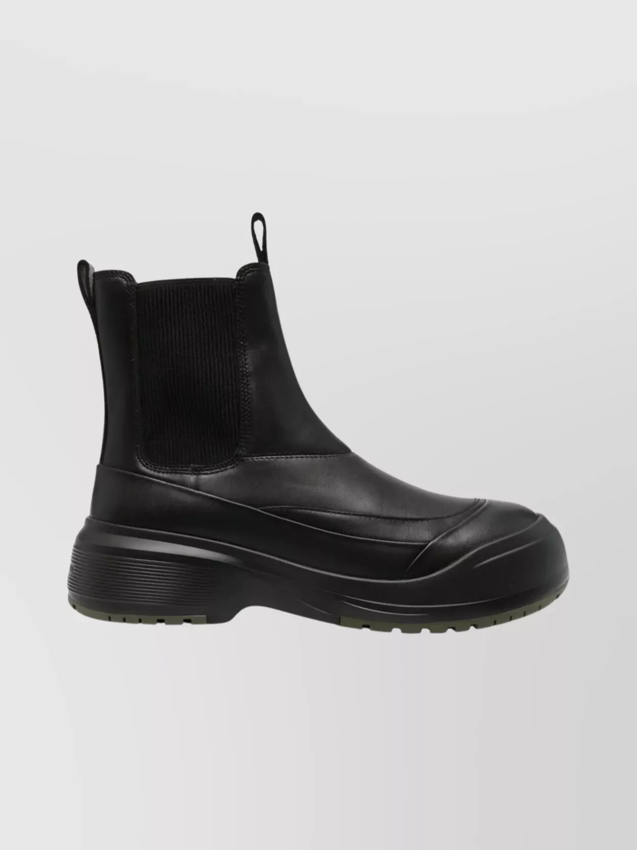 Emporio Armani Chunky Sole Ankle Boots With Elastic Panels