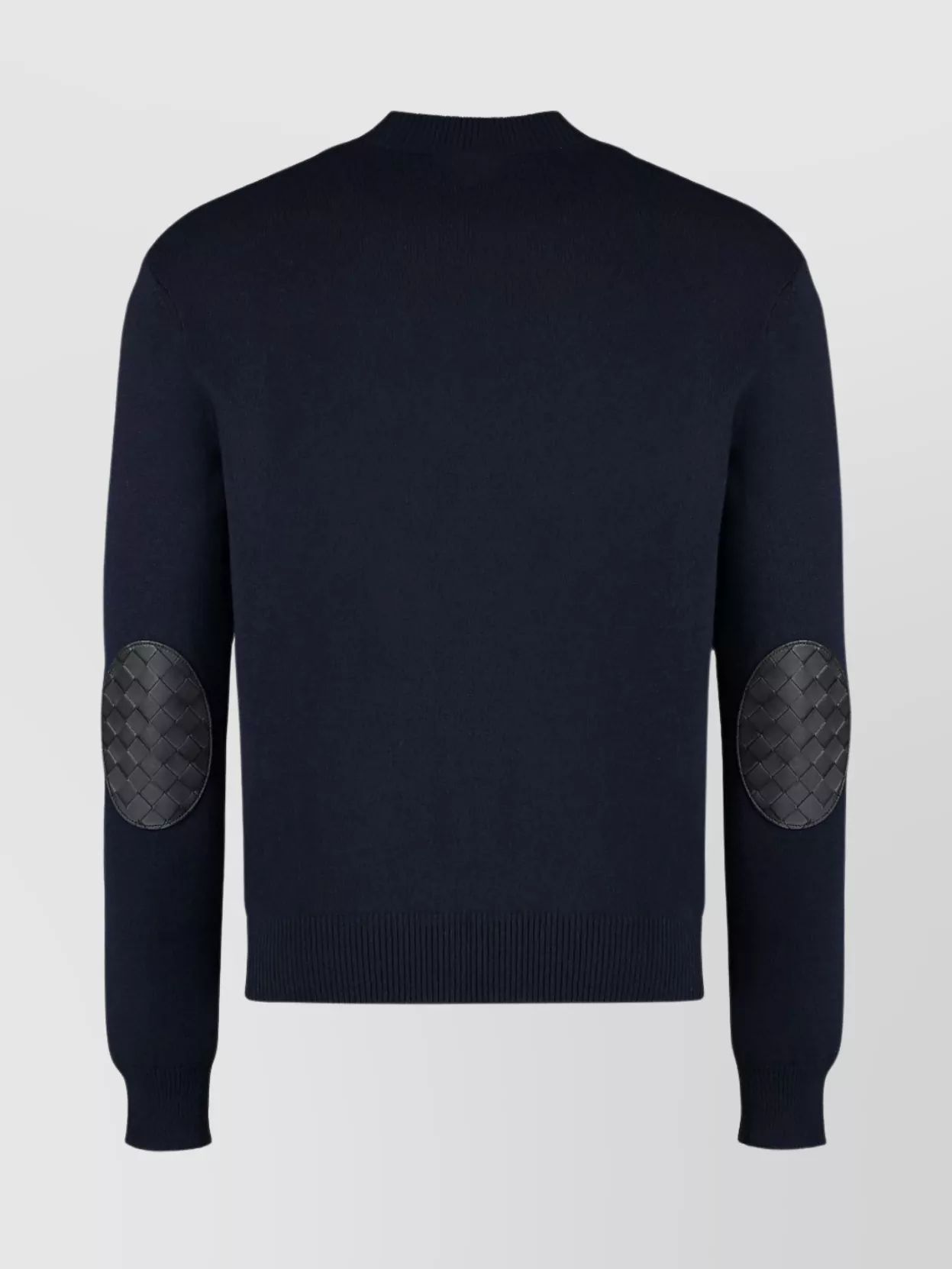 Bottega Veneta Cashmere Crew-Neck Sweater Elbow Patches