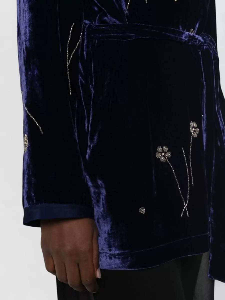 Forte Forte Velvet Embroidered Kimono Jacket
