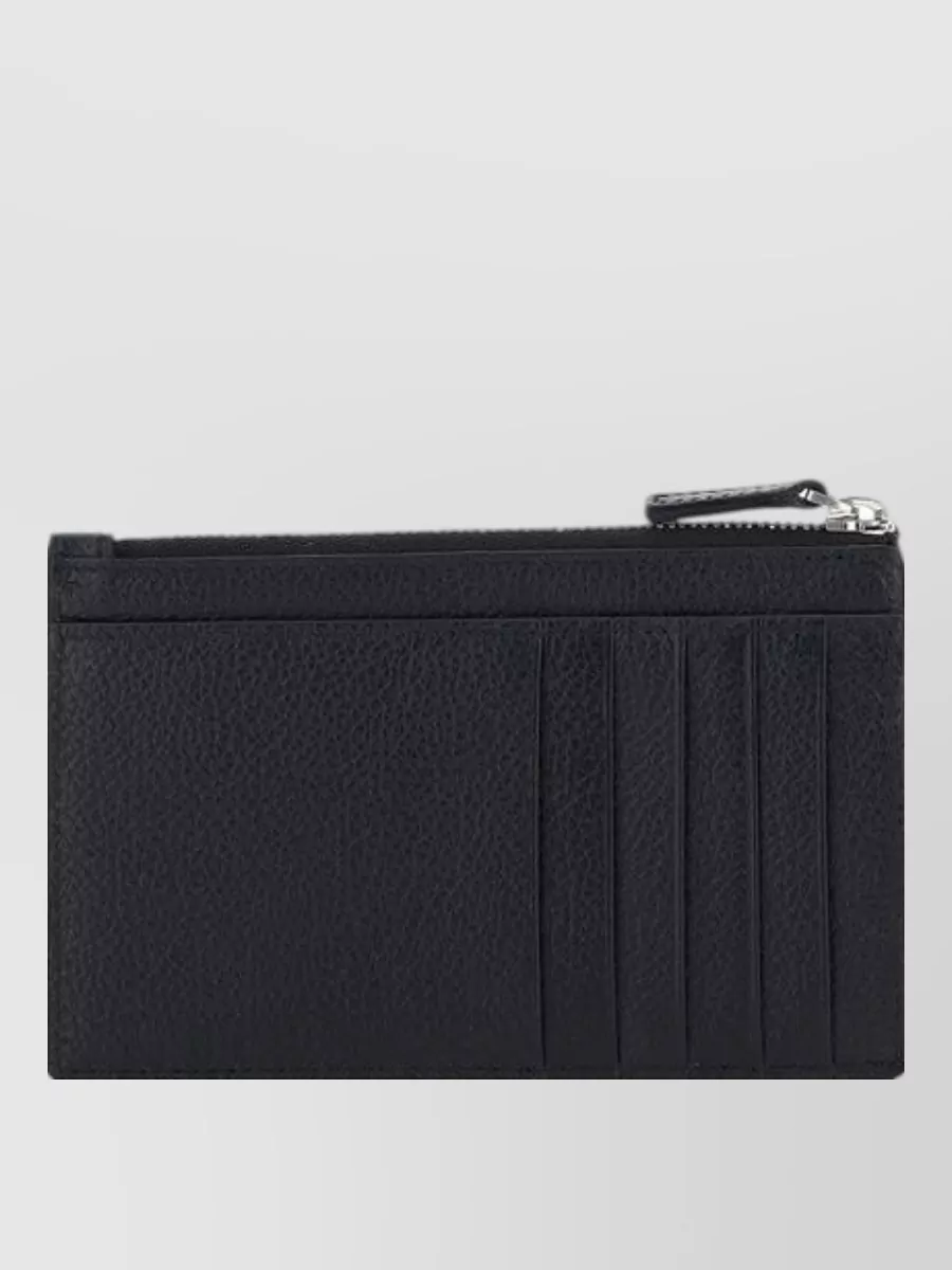 Balenciaga leather card holder