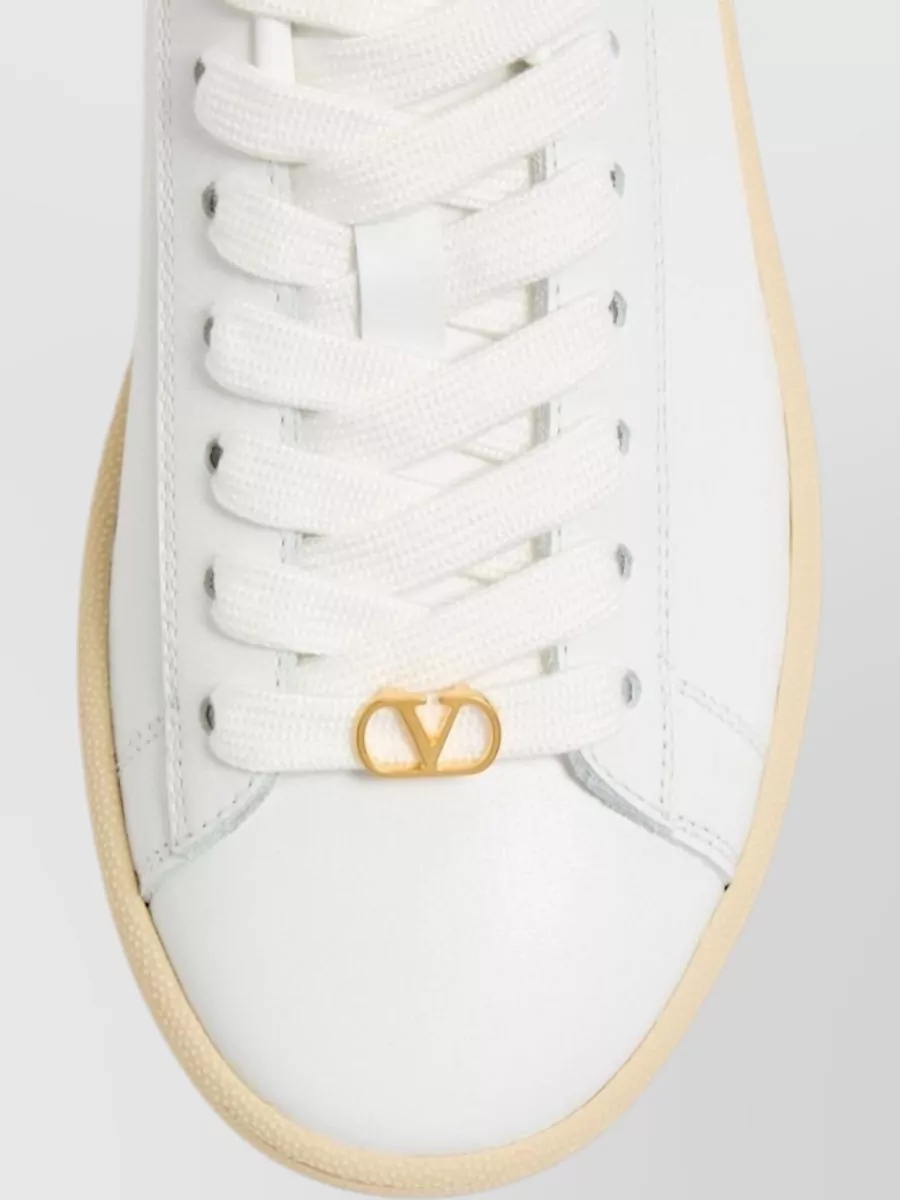 Valentino Garavani Lace Up Low Top Rubber Sole Shoes