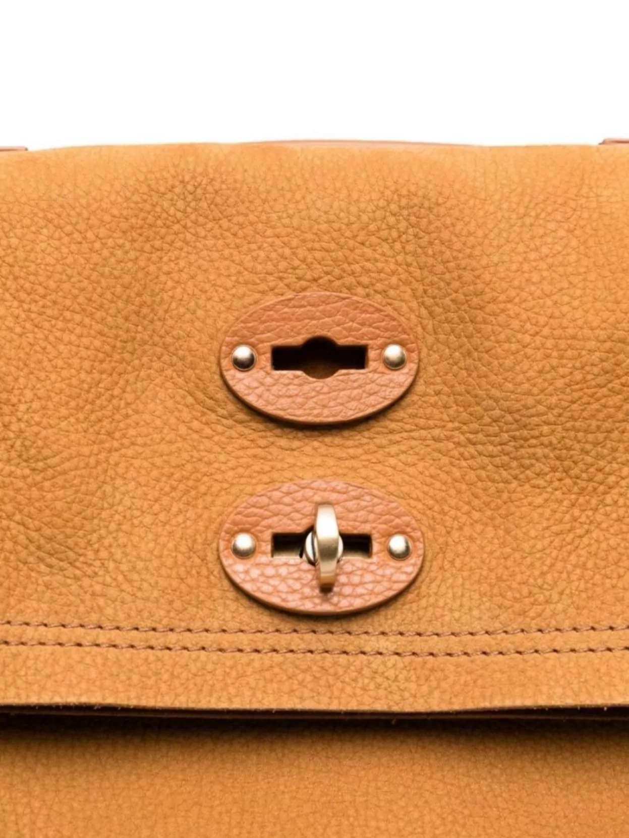 Zanellato Jones Suede Leather Tote Bag