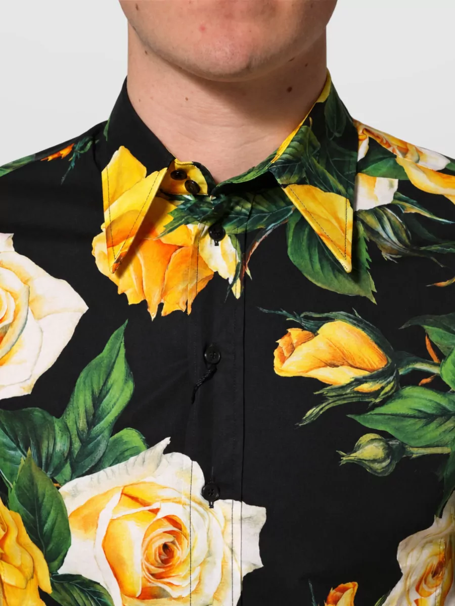 Dolce&Gabbana Floral Dress Shirt
