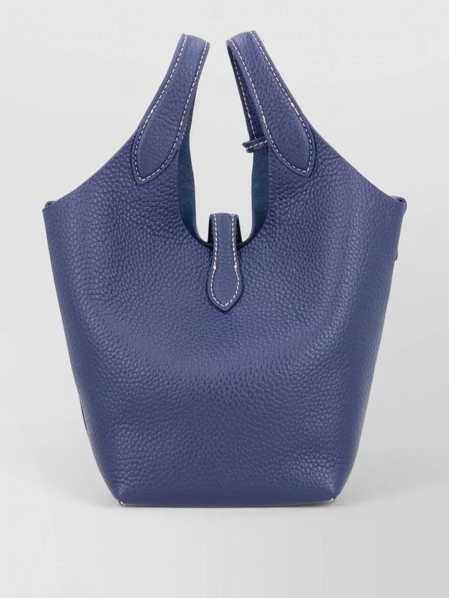 Polo Ralph Lauren Leather Crossbody Bag Top Handle Strap