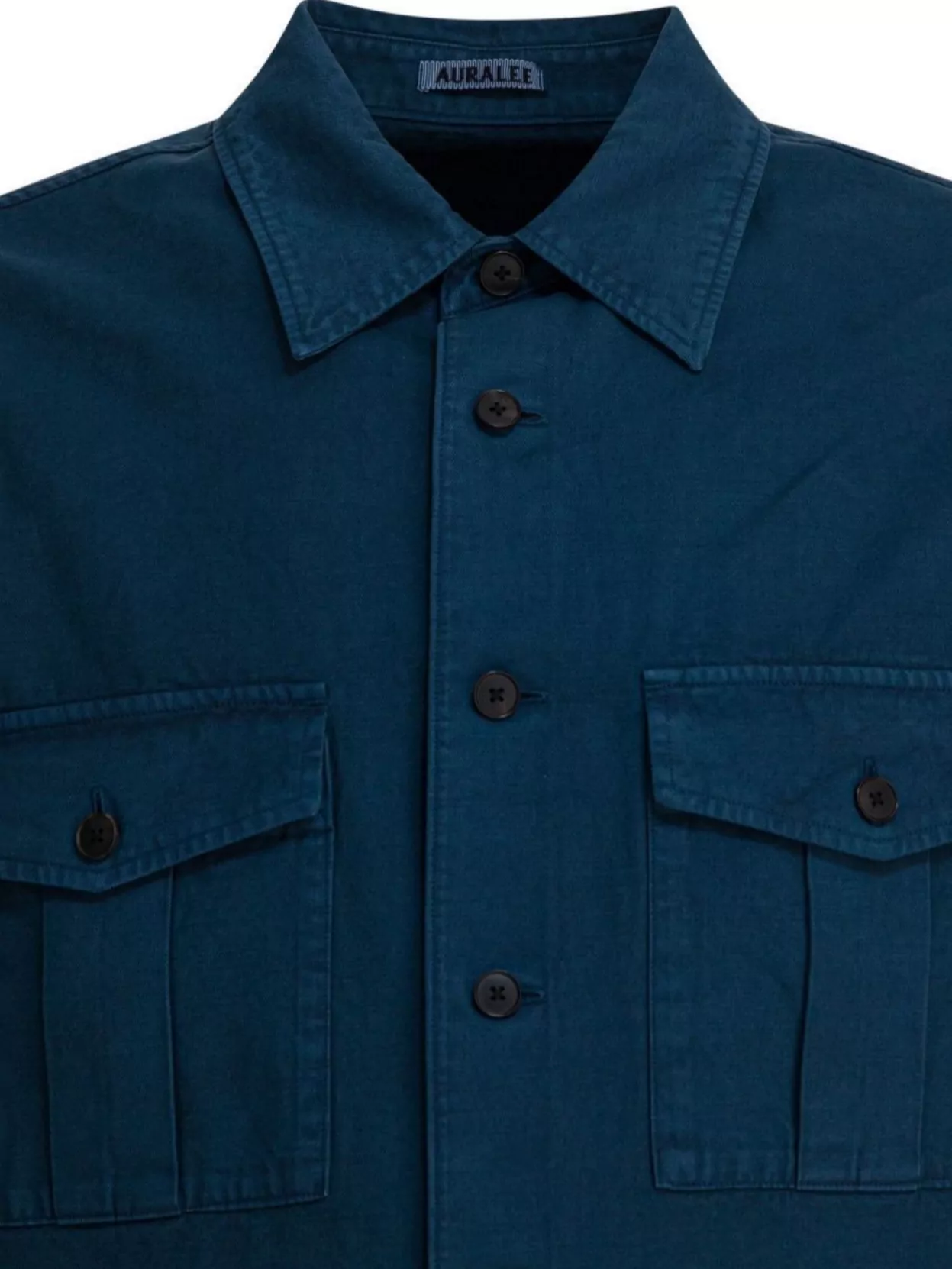 Auralee Short Sleeve Shirt Featuring Chest Pockets