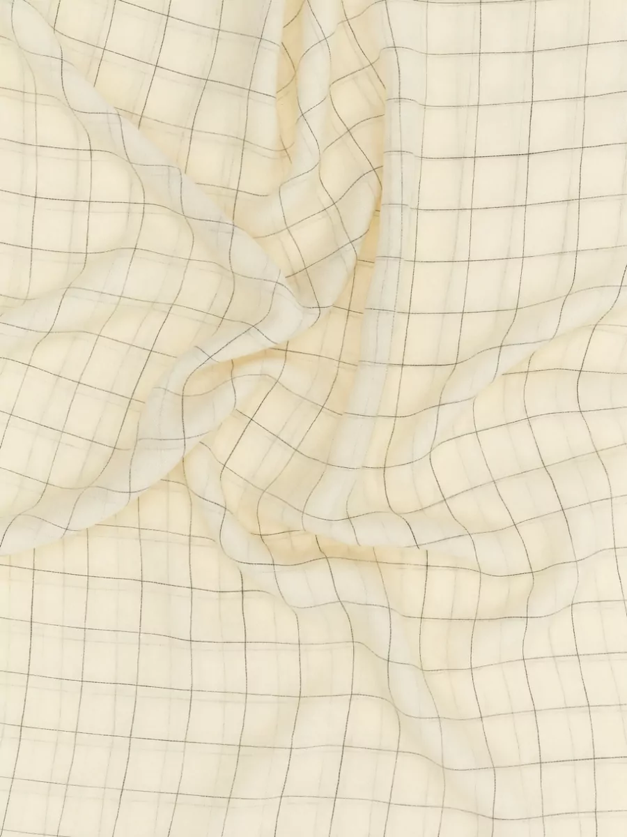 Totême Checked Wool Scarf