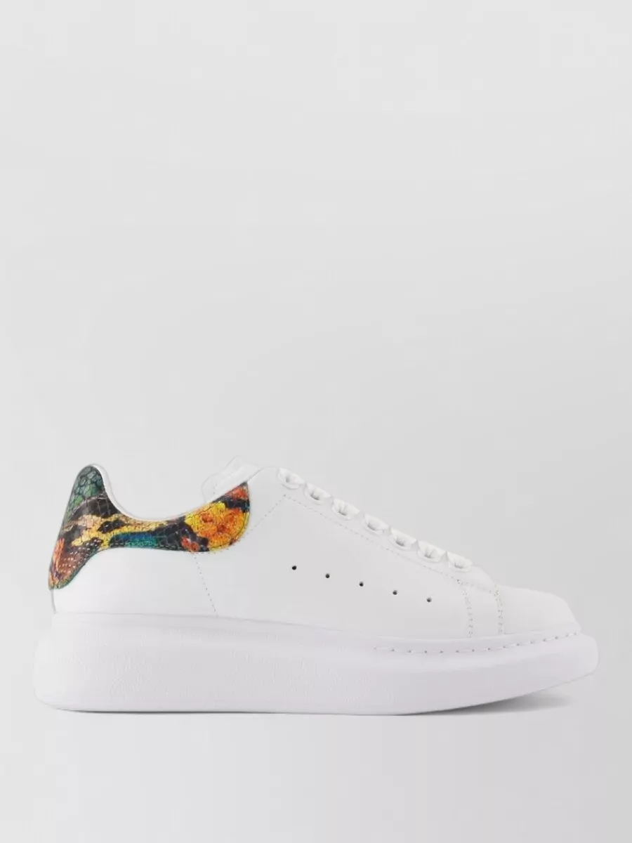 Alexander McQueen leather oversized low-top sneakers