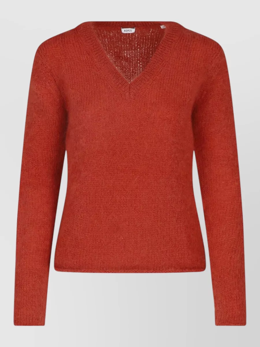 Aspesi mohair wool crewneck sweatshirt