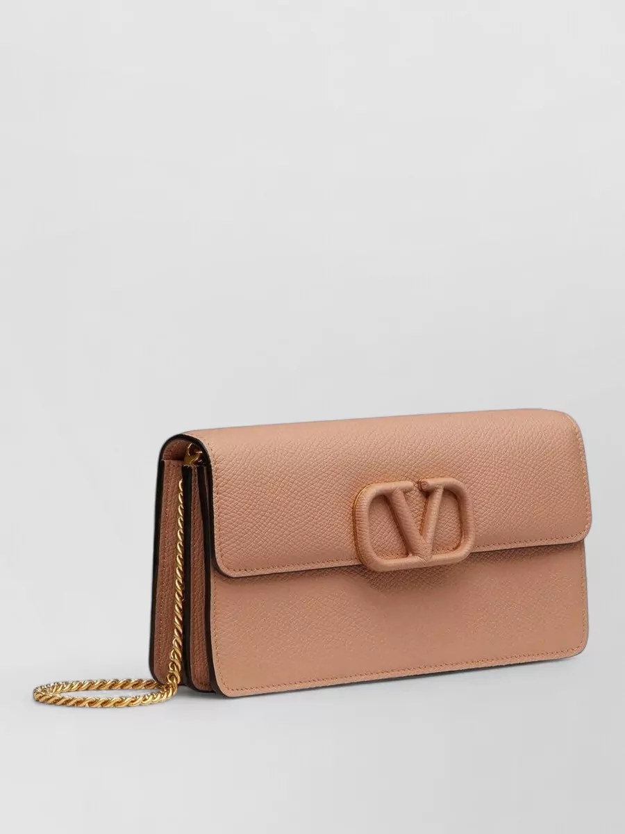 Valentino Garavani Vlogo Signature Leather Shoulder Bag