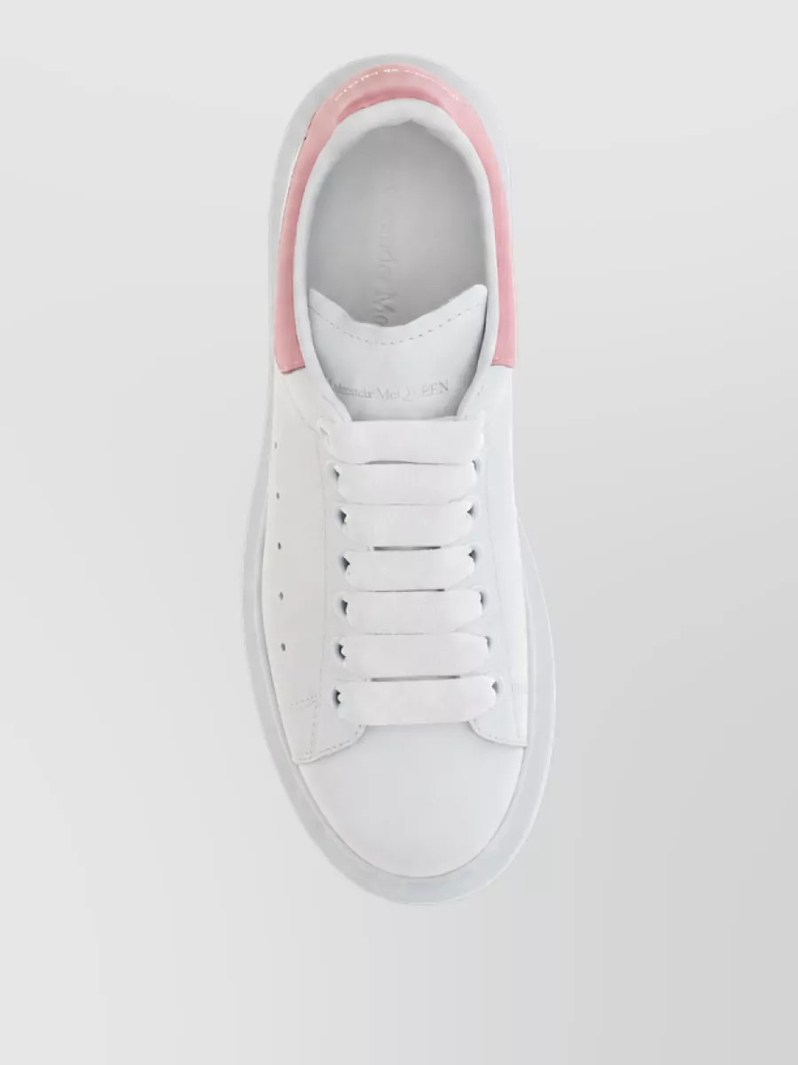 Alexander Mcqueen Calf Leather Oversized Sneakers