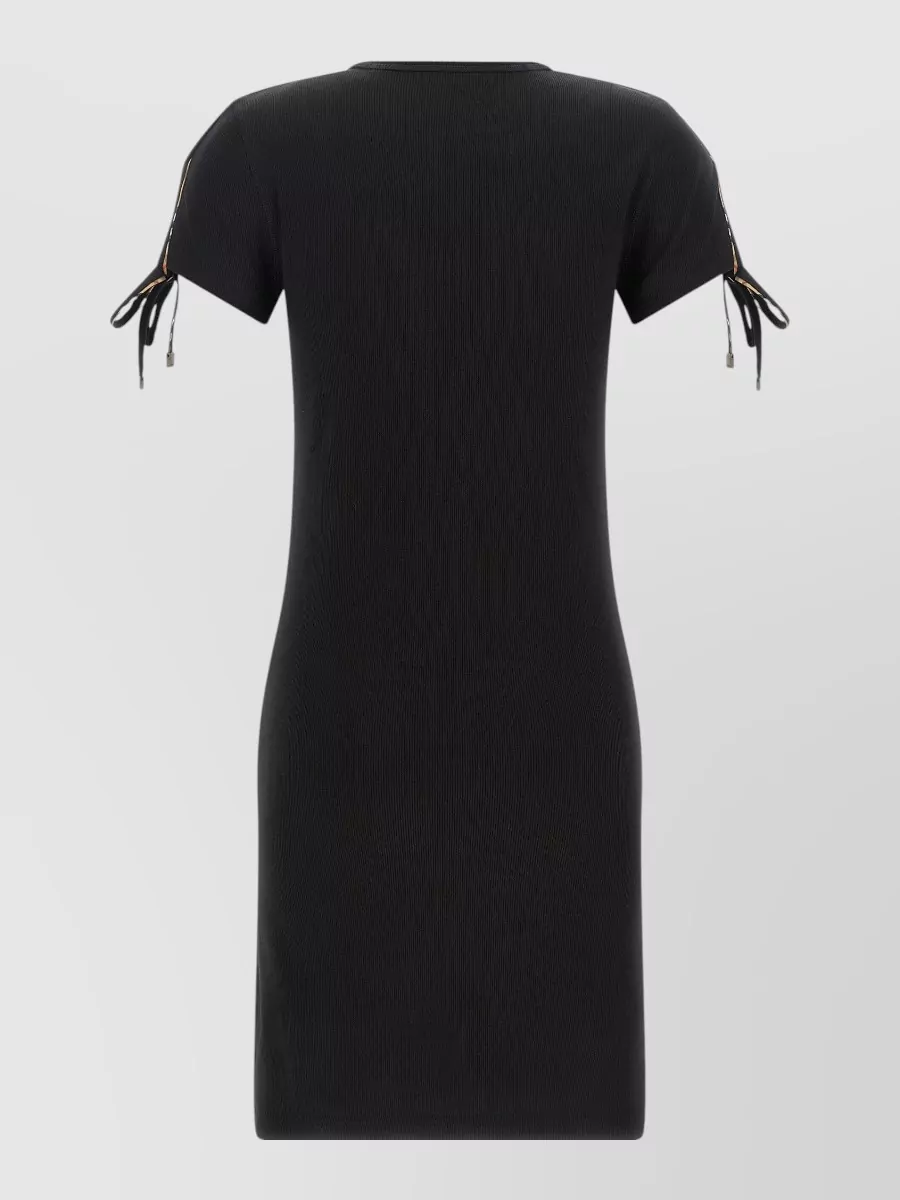 Burberry ribbed knit short-sleeve knee-length dress