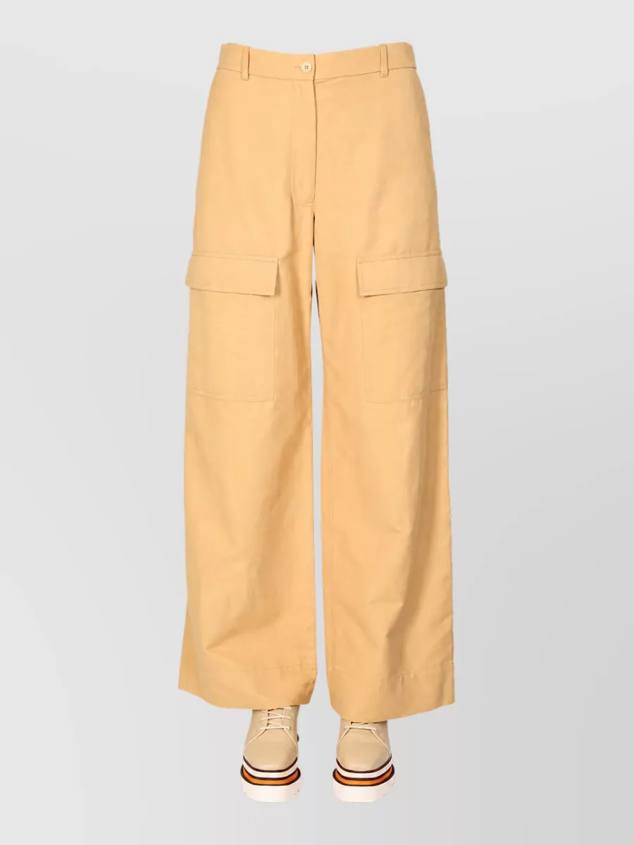 Stella Mccartney Wide-Leg Cargo Trousers