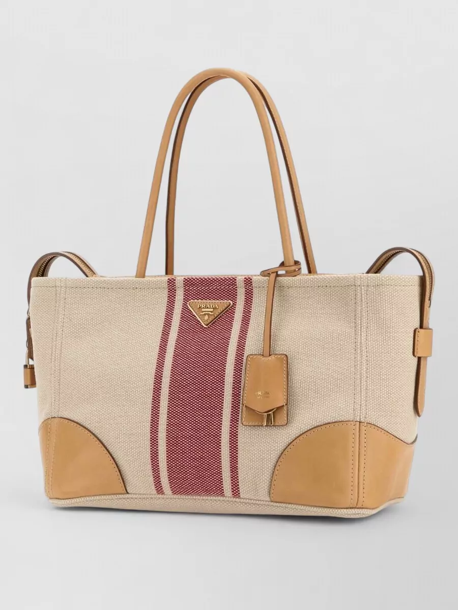 Prada Large canvas tote bag
