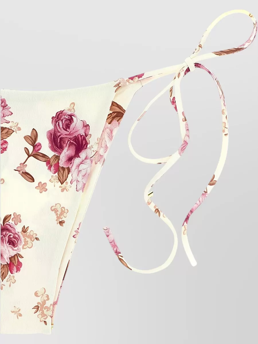 Magda Butrym Re26 Swim Briefs Low Rise Ties Floral