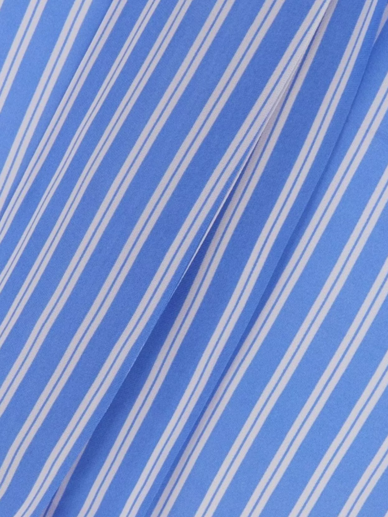 Michael Kors Striped Motif Print Blouse With Fabric Scarf