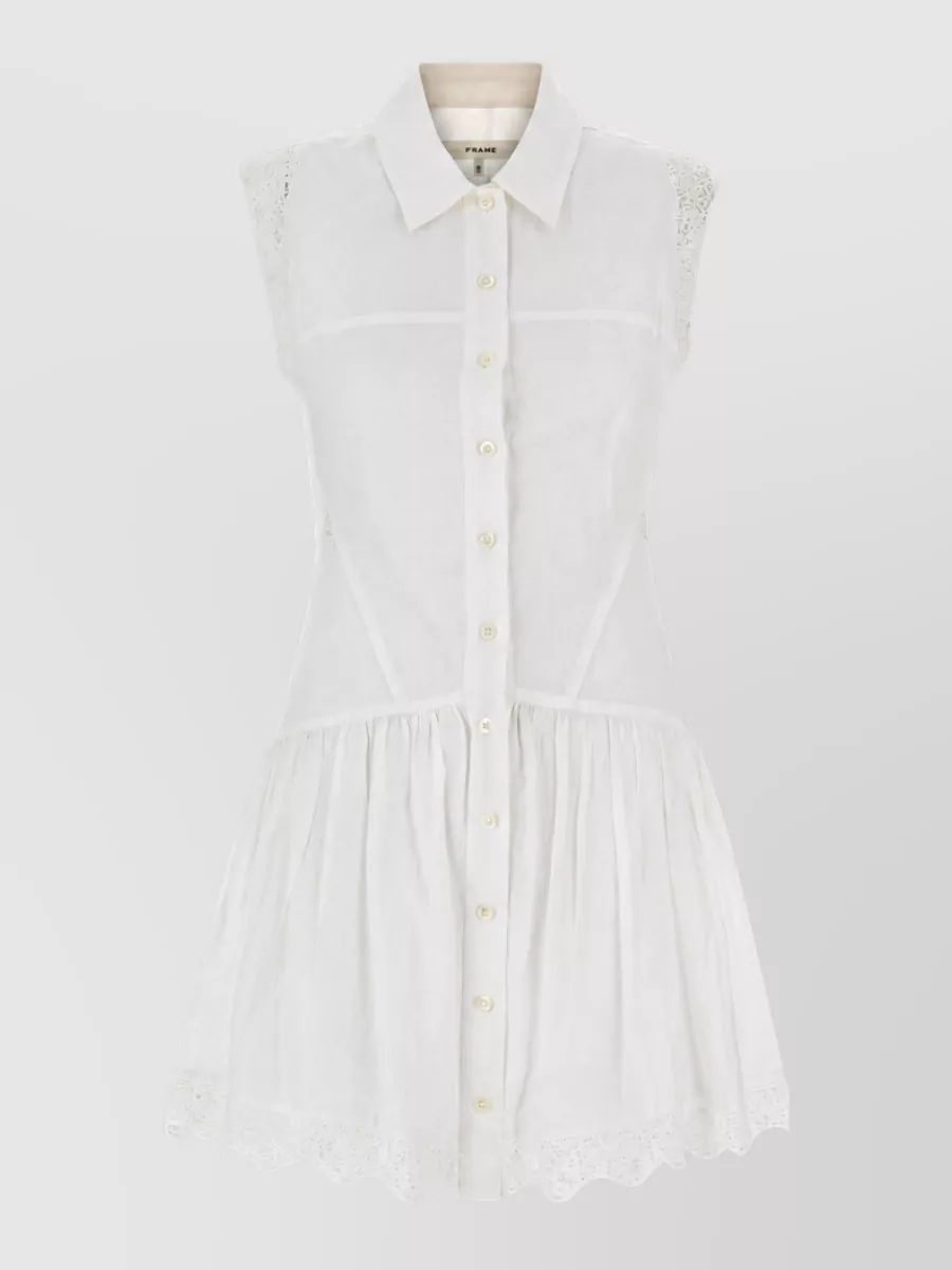 Frame ramie mini dress