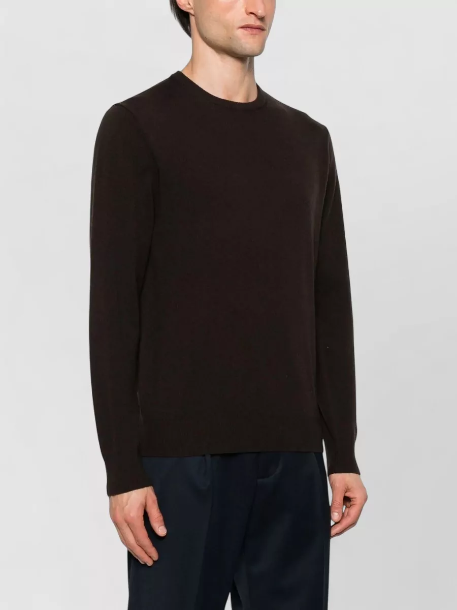Mc2 Saint Barth Crew Neck Long Sleeve Ribbed Sweater