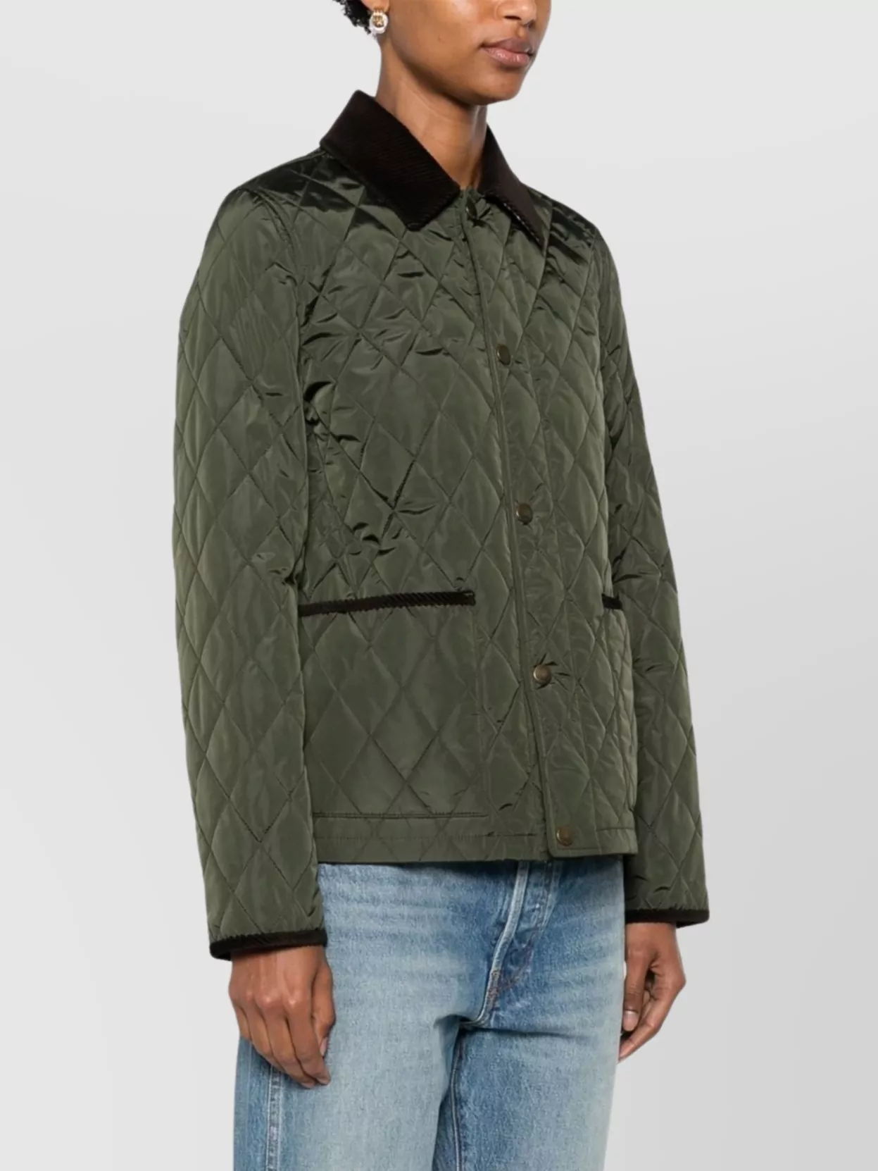 Burberry Cropped Quilted Jacket