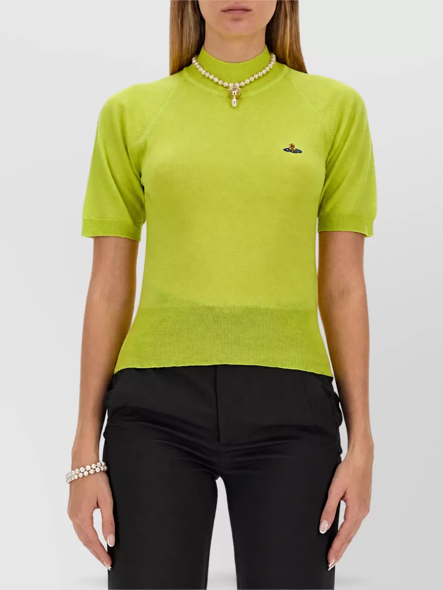 Vivienne Westwood silk merino wool knit top