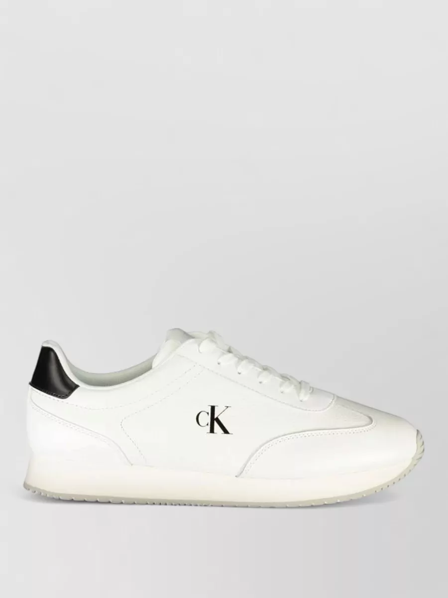 Calvin Klein Leather Low-Top Sneakers