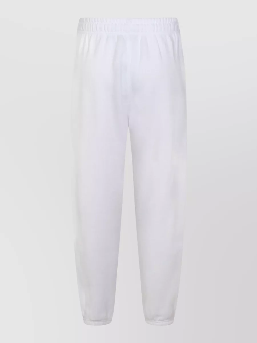 Polo Ralph Lauren Comfortable Trousers Featuring Elastic Waistband In White