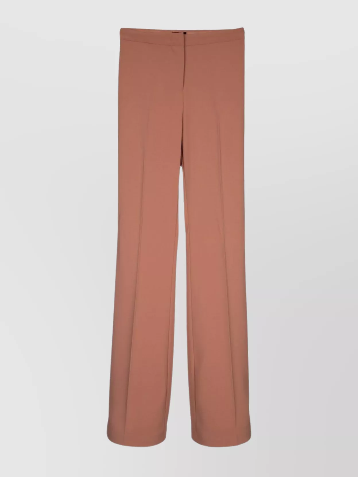 Shop Pinko Effortless Wide-leg High Waist Trousers In Pink