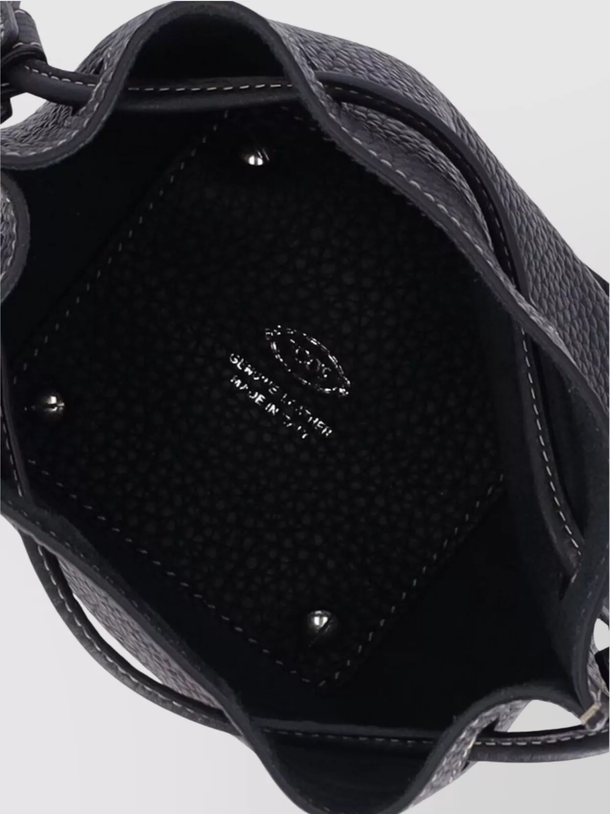 Tod's Textured Leather Bucket Bag