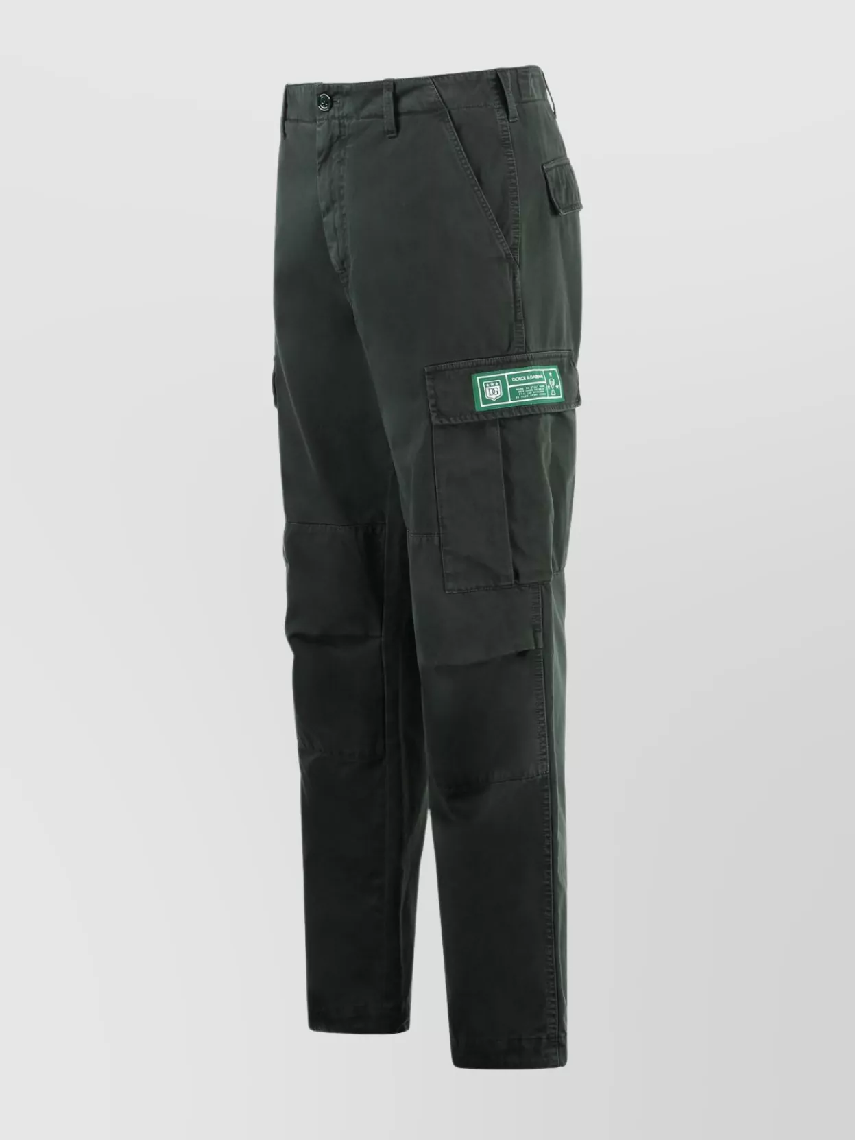Dolce&Gabbana Cargo Trousers Cotton Drawstring Hem