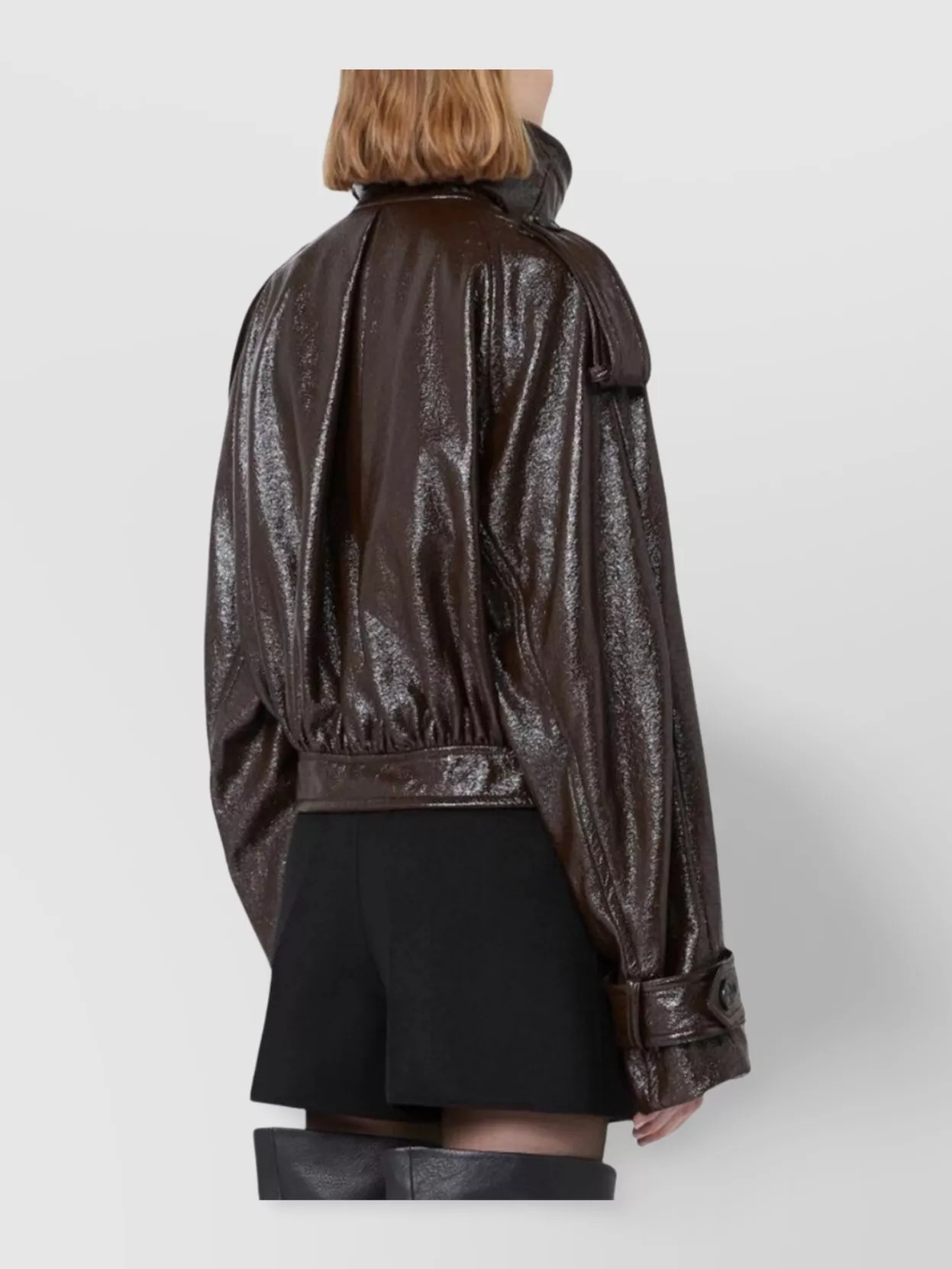 Sportmax Hybrid Bomber Style Trench Coat