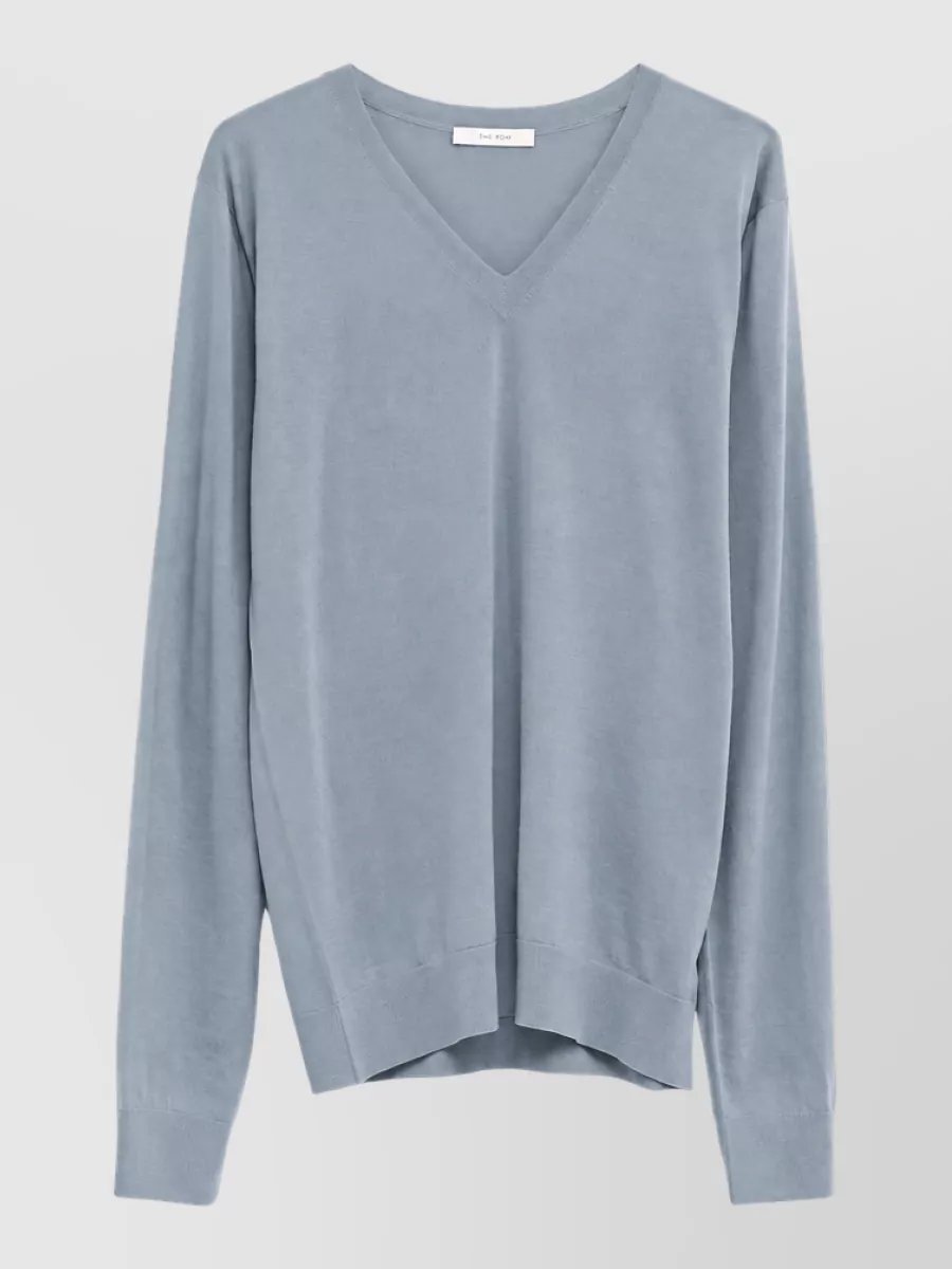 The Row wool v-neck sweater