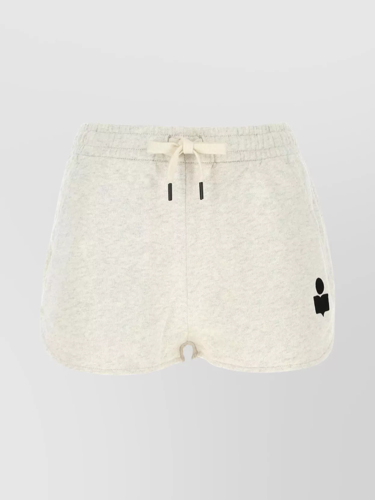 Shop Isabel Marant Étoile Mifa Cotton Blend Elastic Waist Shorts In White
