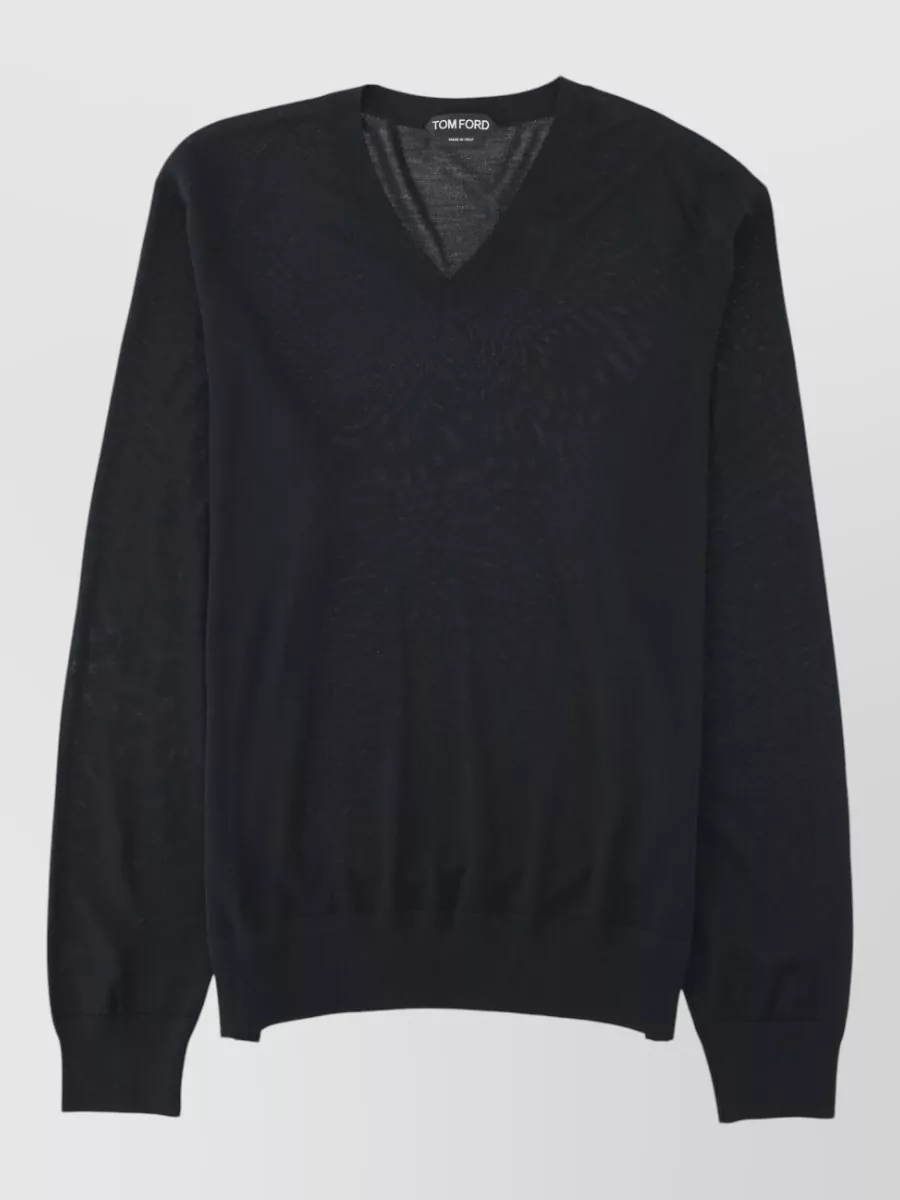 Tom Ford wool v-neck t-shirt