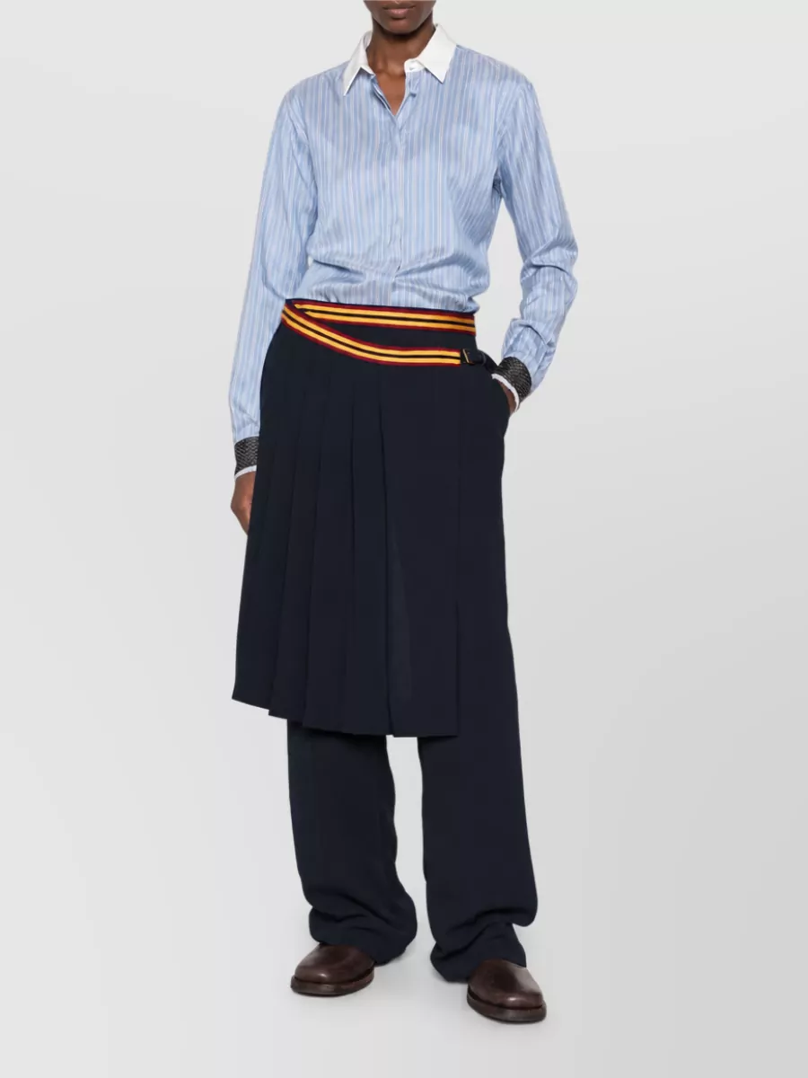 Dries Van Noten Straight-Leg Suit Trousers