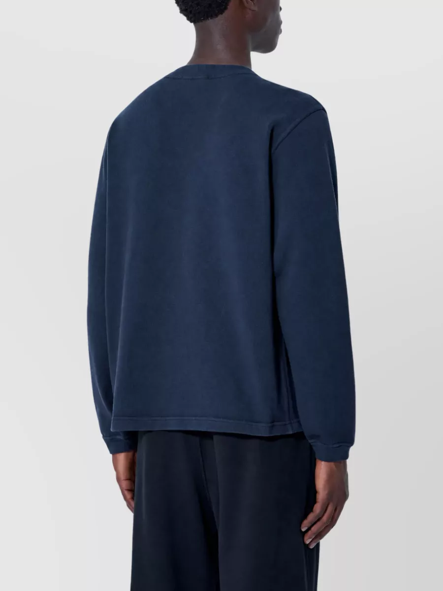 Stone Island Cotton Logo Patch Sweatshirt