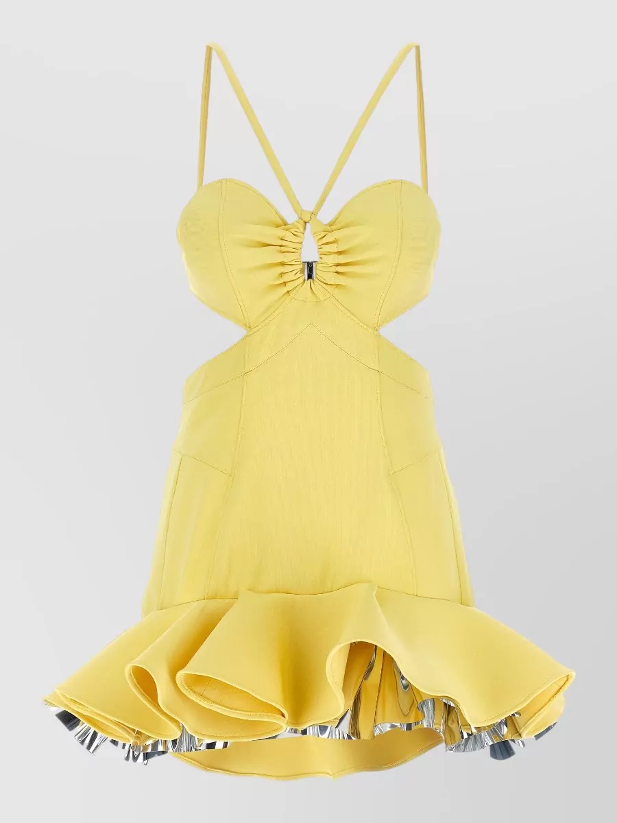 Paco Rabanne cutout sleeveless mini dress