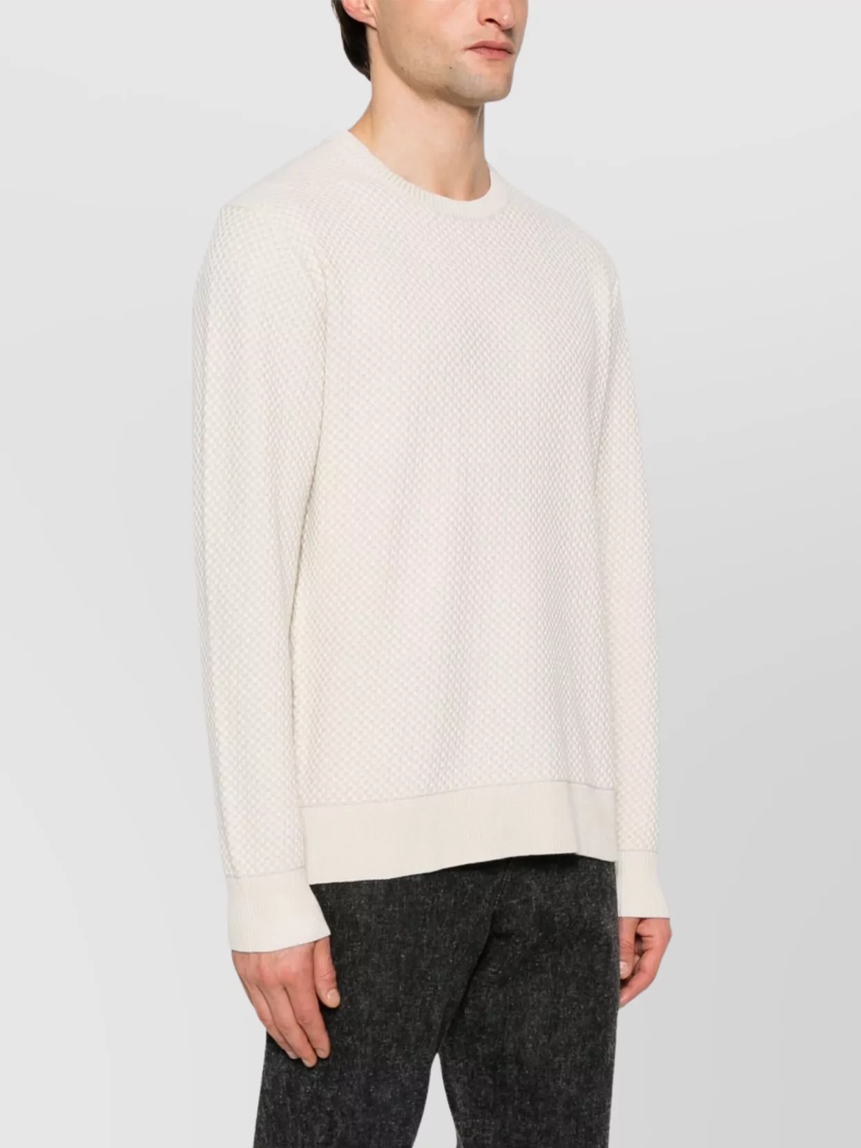 Calvin Klein Two Tone Honeycomb Sweater