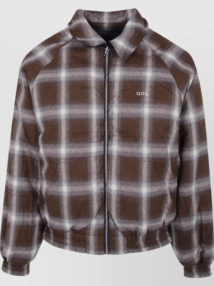 Arte Antwerp reversible checked padded coat