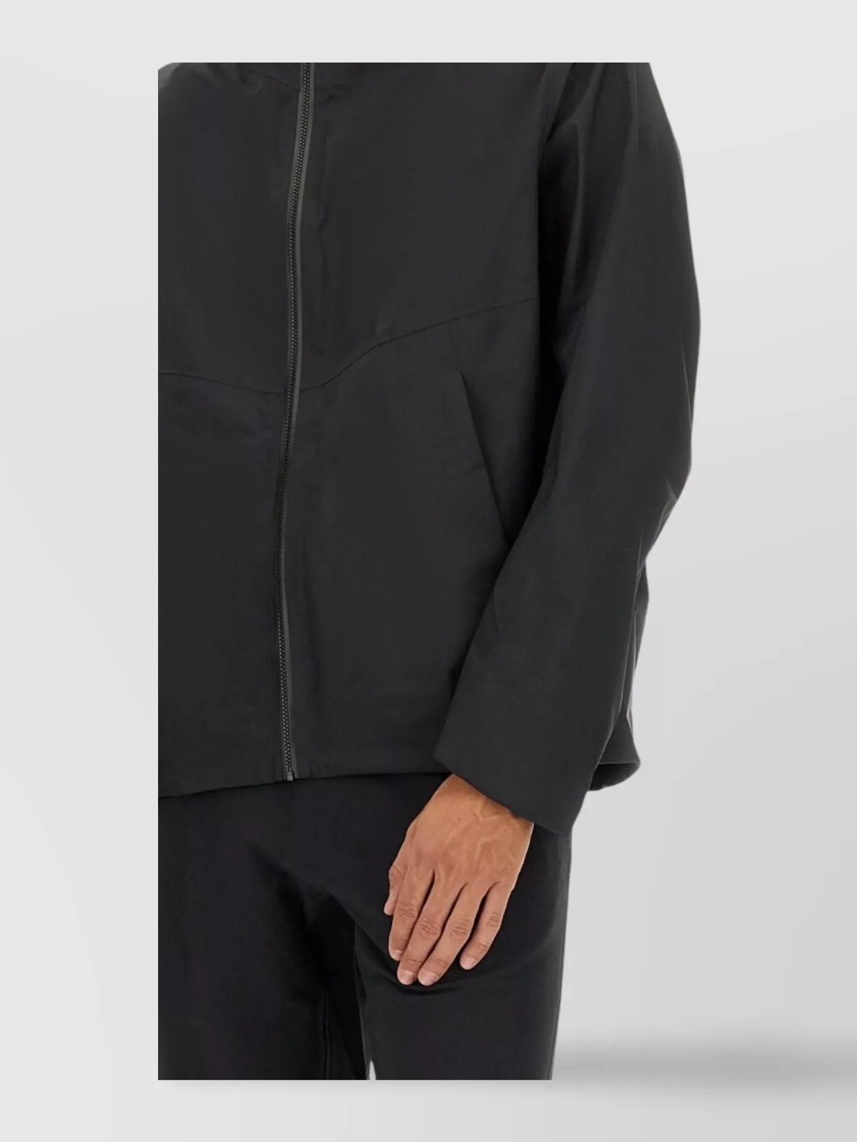 Veilance Nylon Hooded Windbreaker Jacket