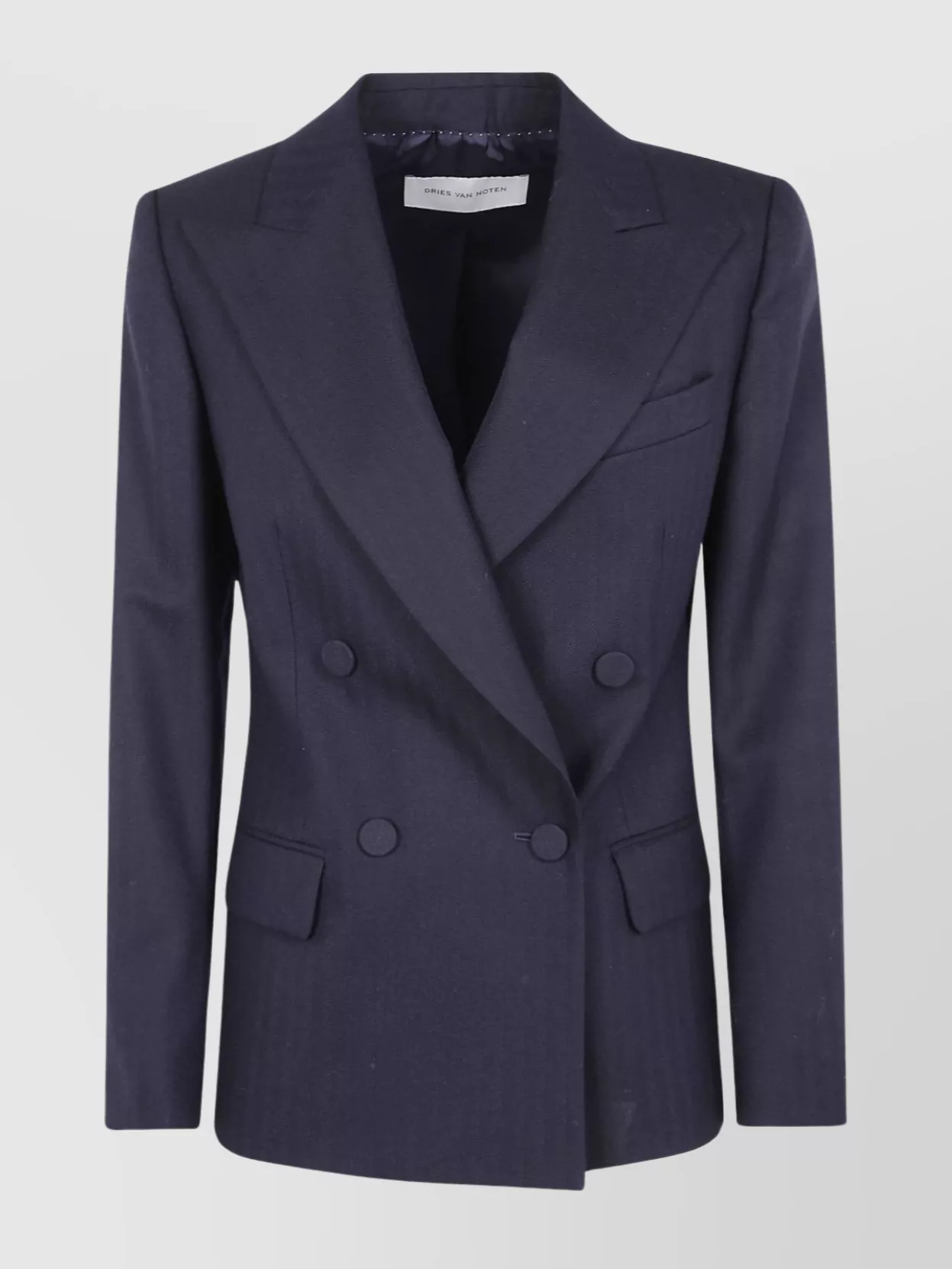 Dries Van Noten Structured Jacket With Chest And Flap Pockets