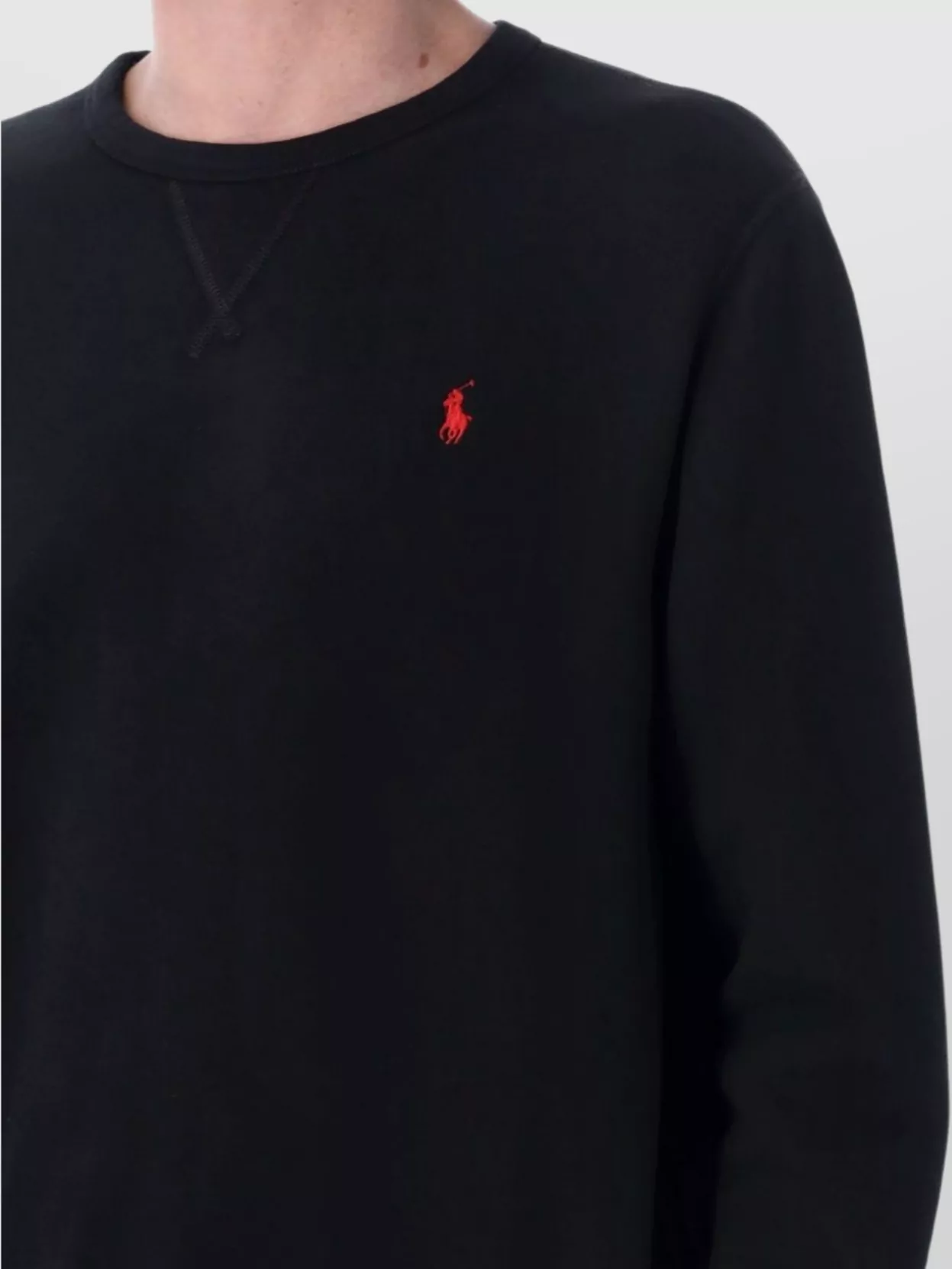 Polo Ralph Lauren Cotton Crewneck With Ribbed Hem