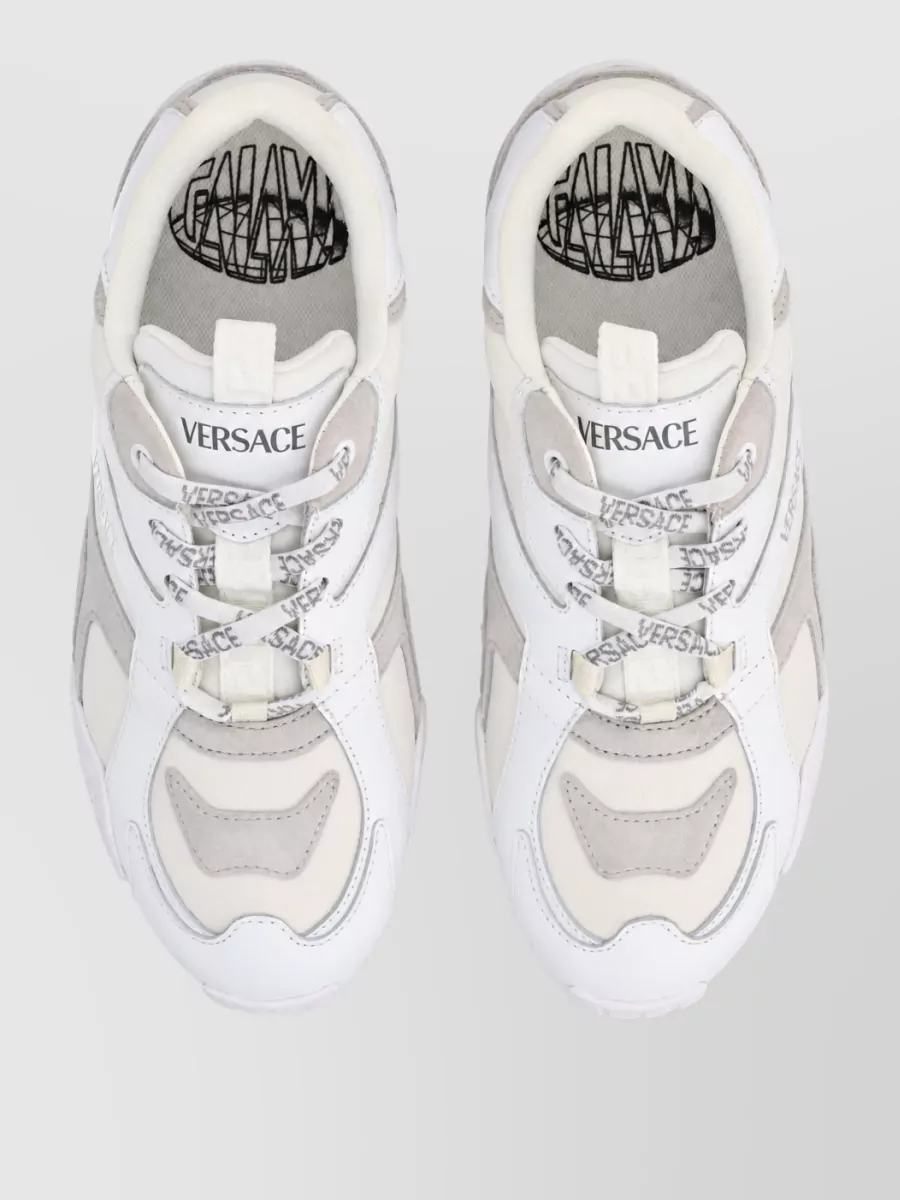 Versace Leather Low-Top Sneakers