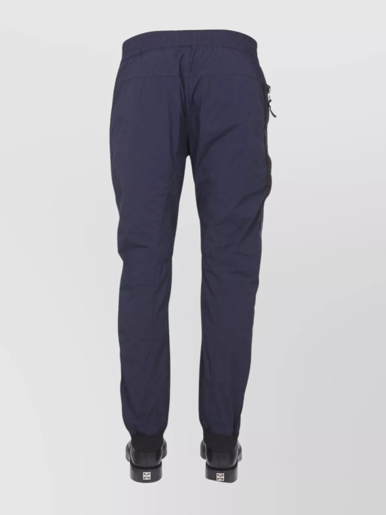 Ten C Trousers Elastic Waistband Back Pocket Side Pockets