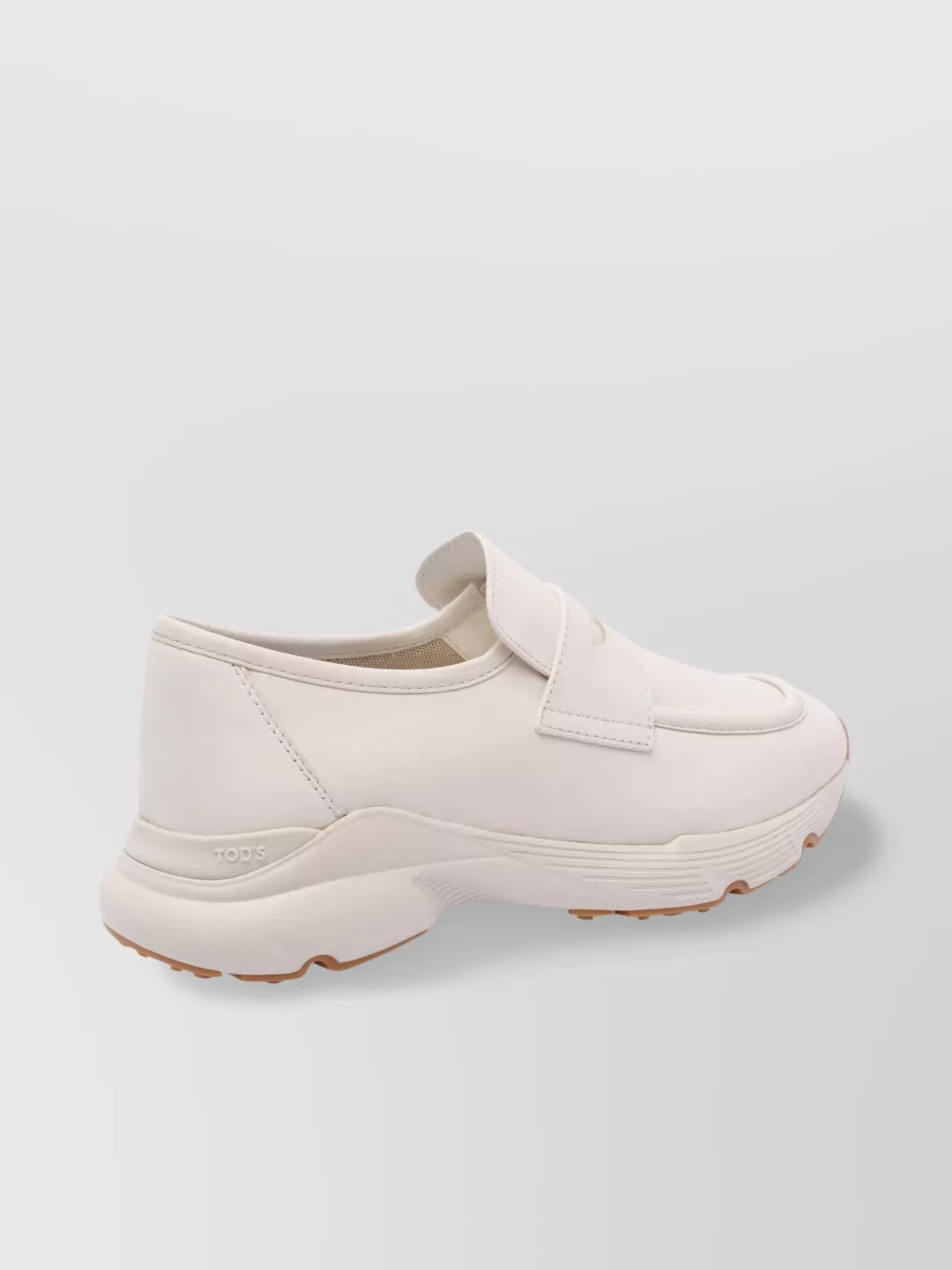 Tod's Leather Low-Top Sporty Loafers