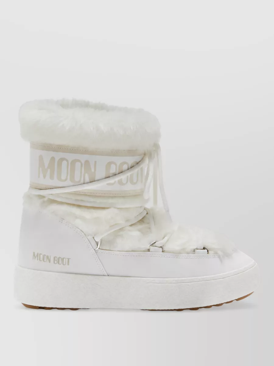 Moon Boot Faux Fur Hi-Top Sneakers