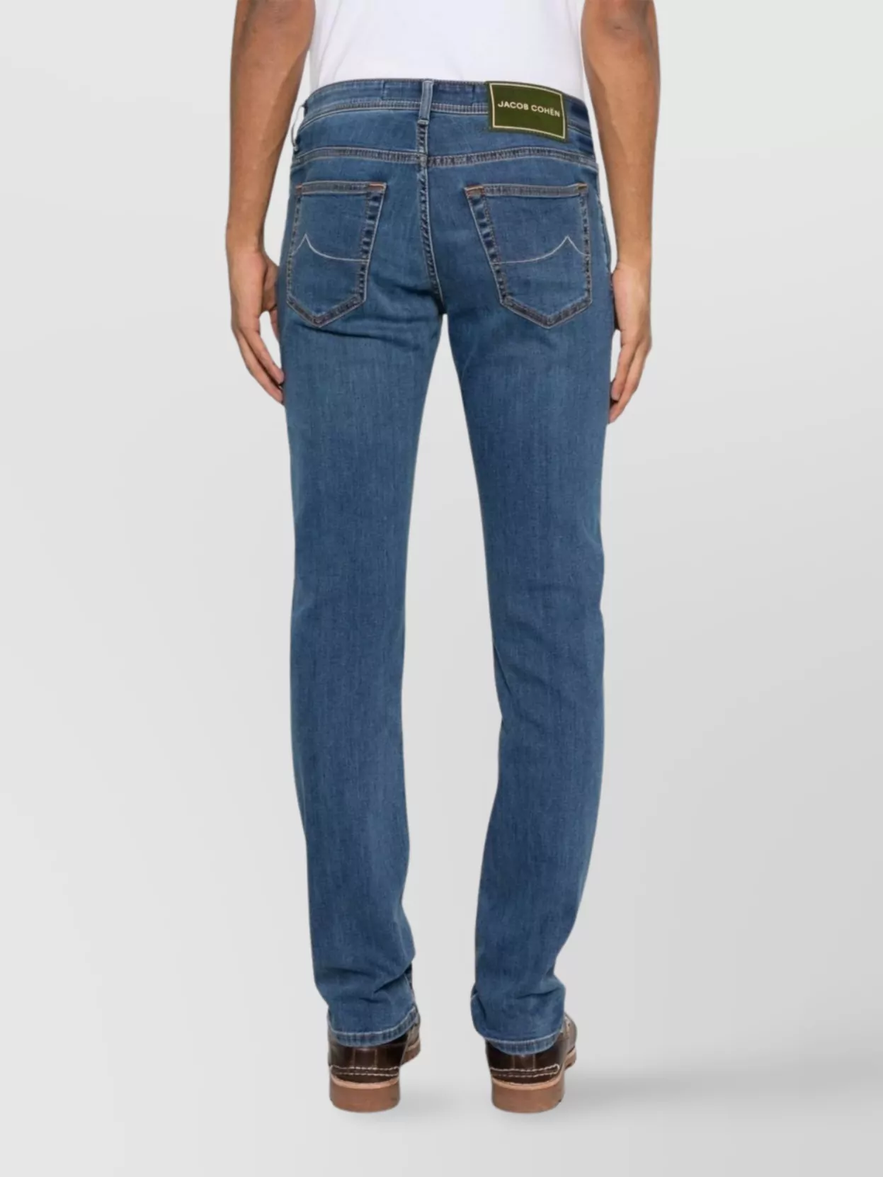JACOB COHEN SLIM FIT DENIM JEANS WITH BELT LOOPS