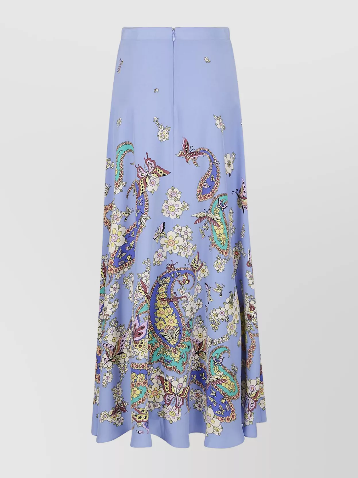 ETRO PAISLEY PRINT A-LINE HIGH WAIST MIDI SKIRT