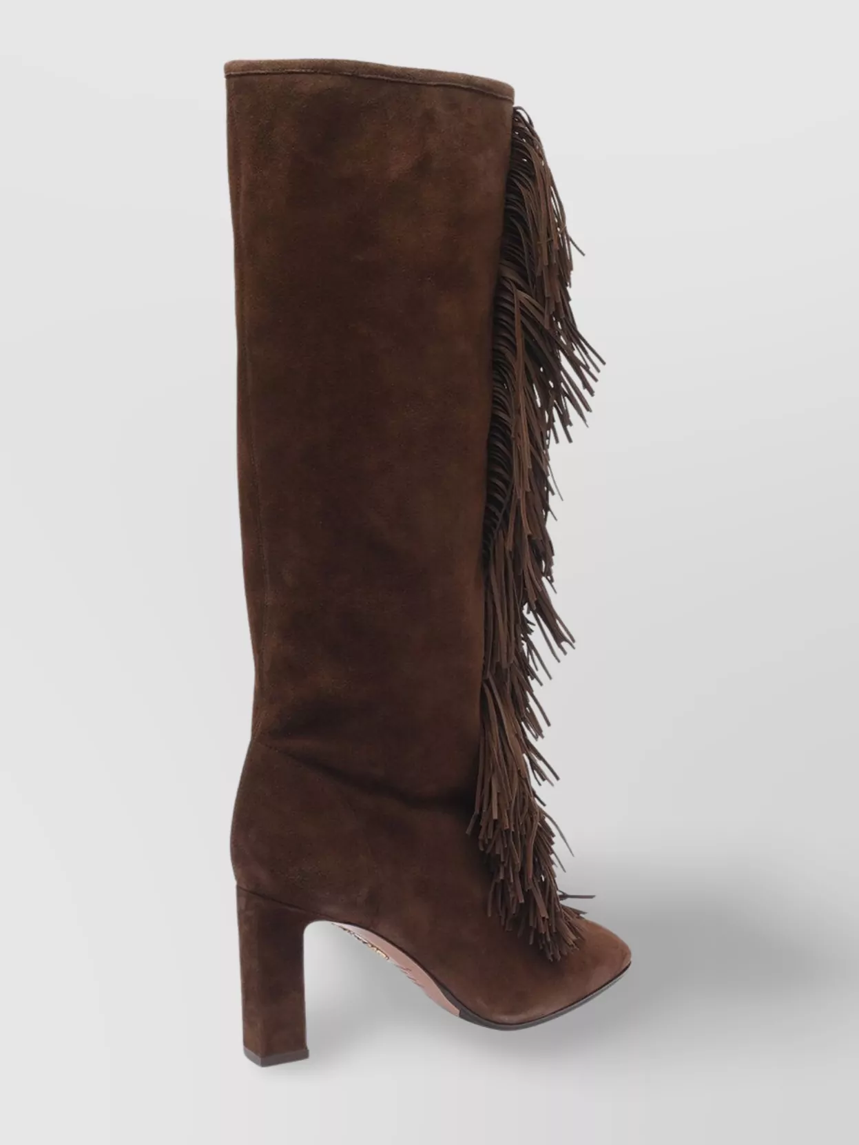 Aquazzura Fringed Suede Knee-High Boots