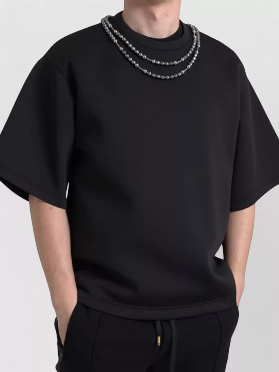 Dolce&Gabbana necklace embellished t-shirt